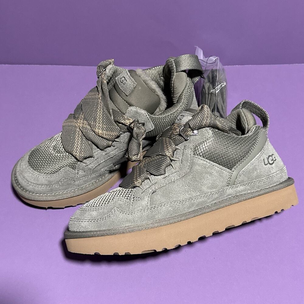 UGG® LOWMEL Sneaker Women MOSS GREEN Size Women’s 8 RARE - Picture 2 of 8